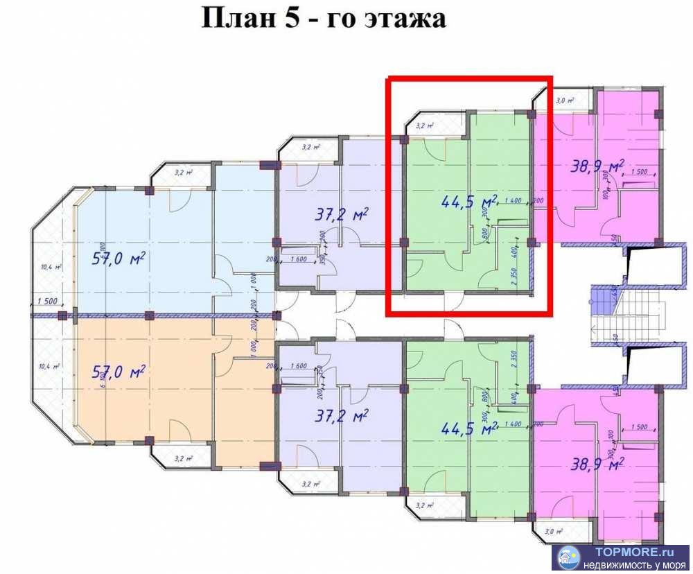 Продаётся квартира в новом сданном доме в тихом спальном районе города. Квартира без отделки. Установлен...