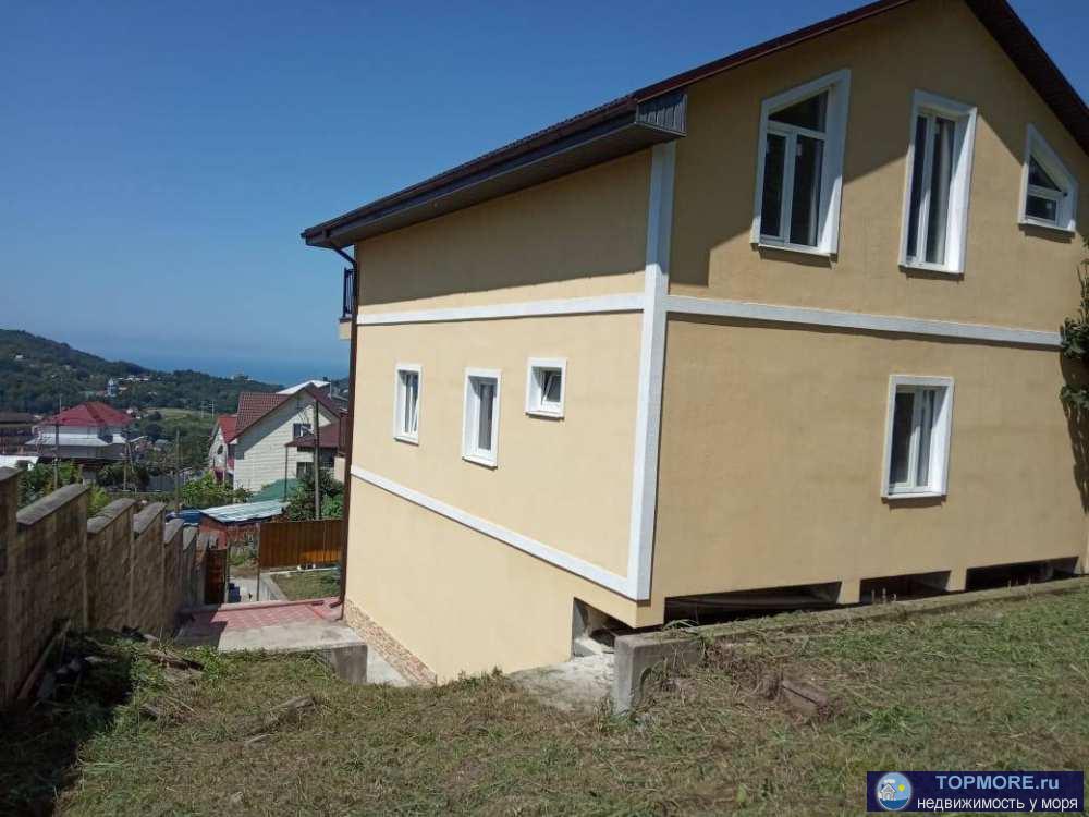 Новый дом в 3-х уровнях с видом на море.Первый этаж свободная планировкаВторой этаж: гостиная 40м2, кабинет, выход на... - 1