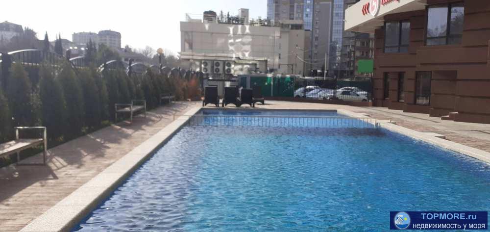 1-комнатная квартира на Мамайке в новом шикарном комплексе с бассейном! До моря 5 минут ходьбы. Звоните!