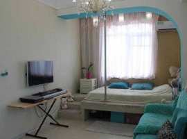 Угловая полуторка на  7 этаже с видом на море, статус квартира....