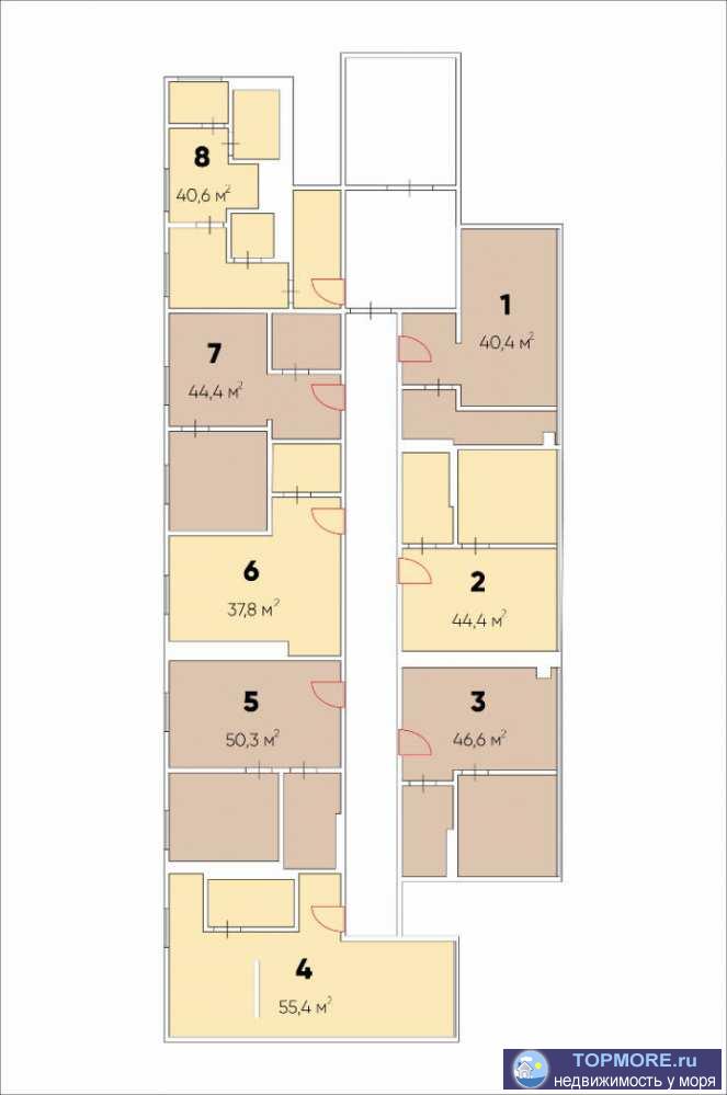 Уникальное предложение продажи апартаментов. Уникальность состоит в своей локации для города Сочи. Всего 115 шагов до...