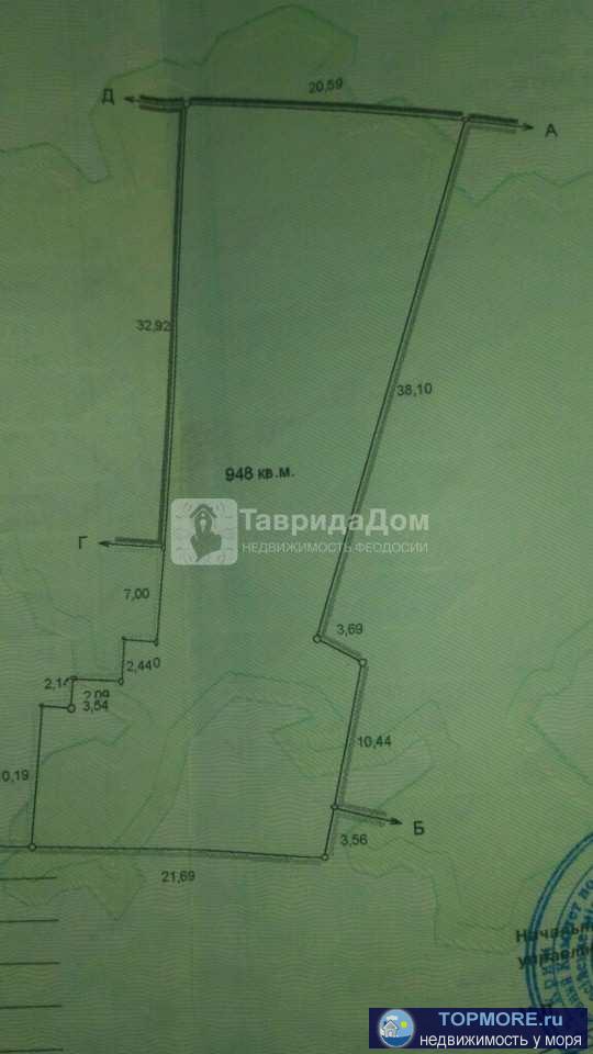 Продам часть дома 40кв.м., на участке 4.74 сотки  (ИЖС), в п. Коктебель на ул. Ленина , Феодосия. Электричество, вода...