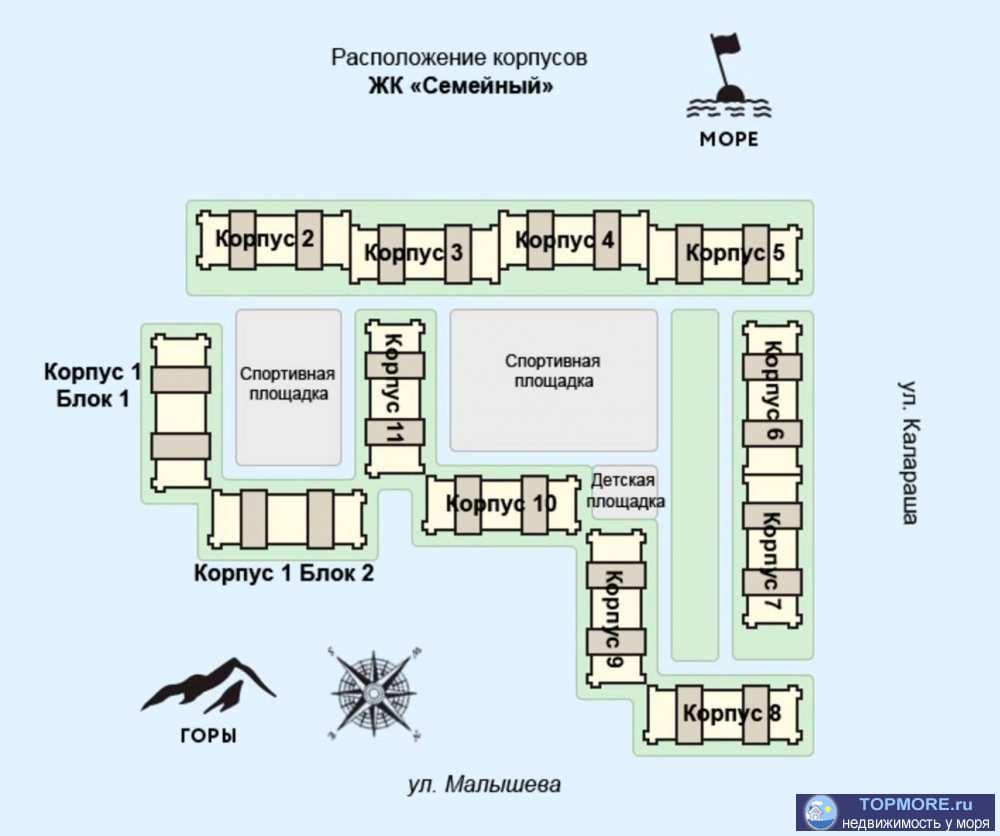 Продаётся квартира в  жк Семейный 23,7 кв.м. на 8-этаже, черновая. - 1