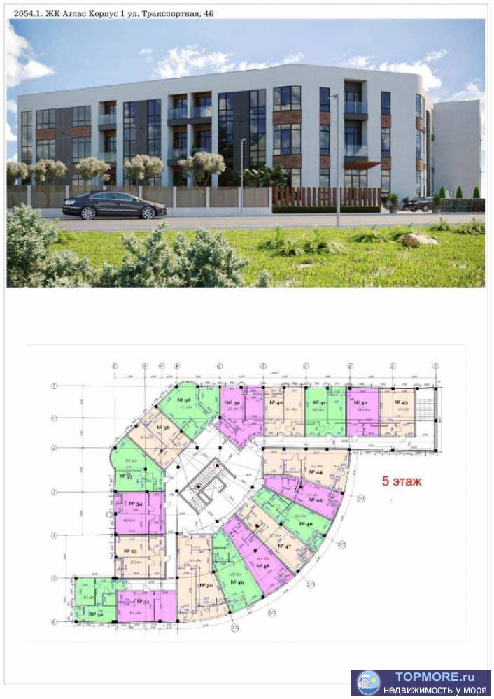 Продажа / Квартиры, Сочи, Тепличная улица, 13 500 000 р. Лот № 168995. Продаётся однокомнатная квартира общей площадью 36 м² в жк «Министерские озёра». Это лучший жилой... - 2