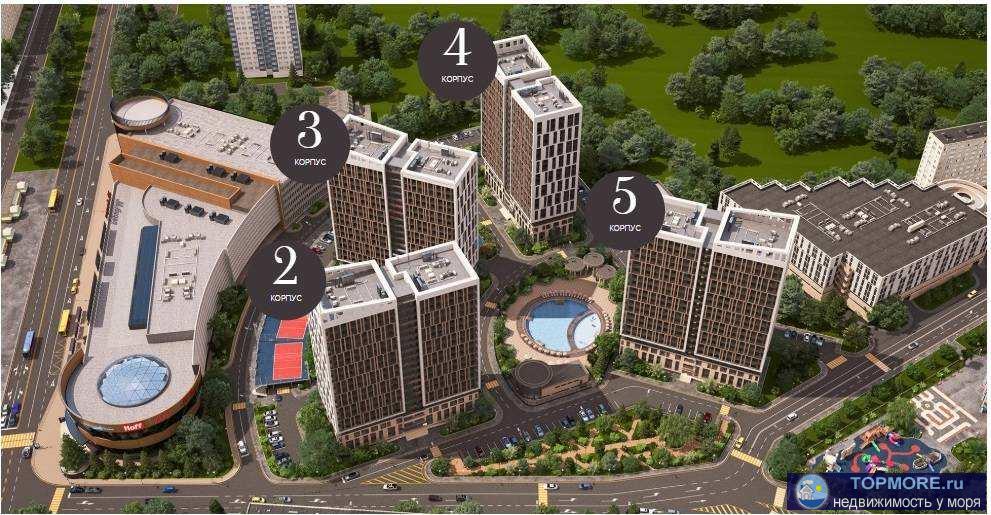 Продажа / Квартиры, Сочи, Батумское шоссе, 7 850 000 р. Студия в комплексе бизнес-класса - 2