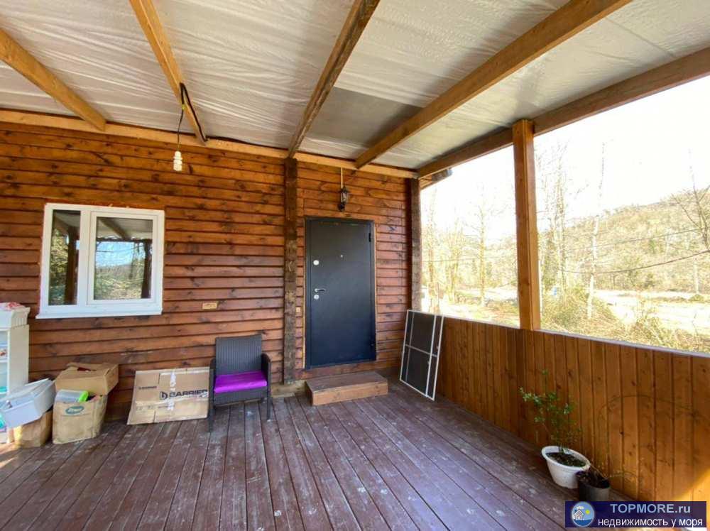 Дом 100м2 из бруса. 2 этажа. 1-й этаж: кухня, спальня, с/у. 2-й этаж: под отделку. Большая веранда. З/у 4 сотки. В... - 2