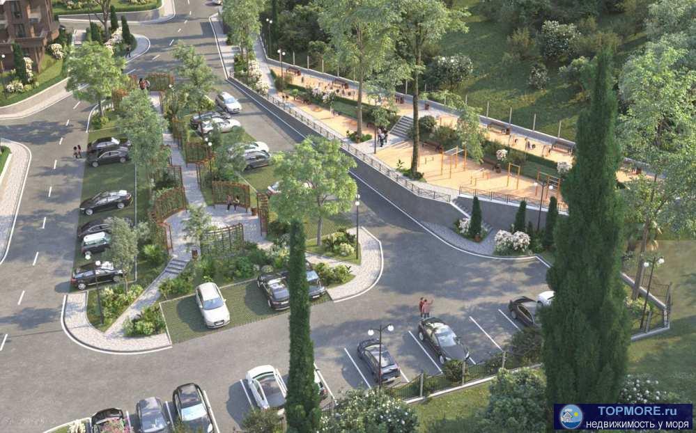 Продается светлая квартира в комплексе бизнес-класса с закрытой территорией, большую часть которого занимают парки с... - 1