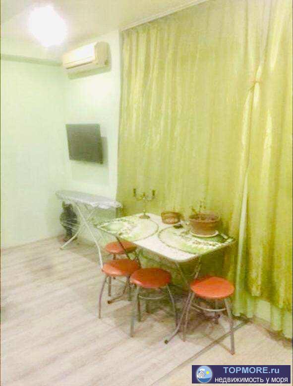 Студия около моря! Окна с видом на море 6/7 34,5м2 с ремонтом, мебелью и техникой. Очень ликвидная недвижимость, в...