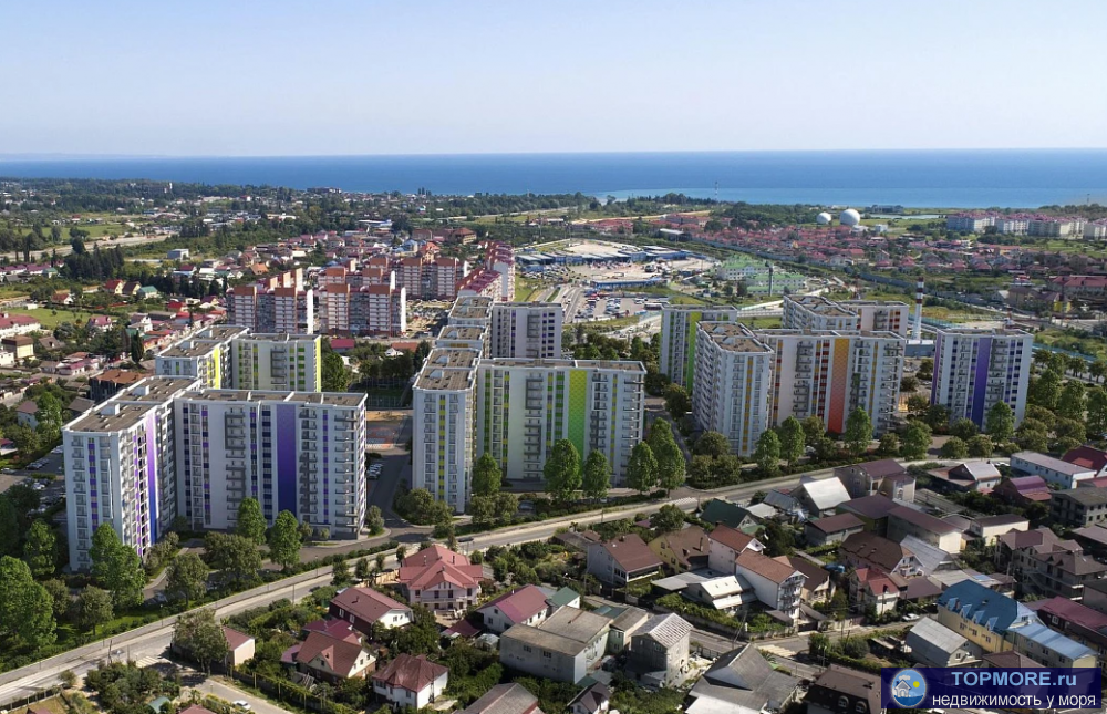 Купите выгодно 1-комнатную квартиру 31,2 м2 в комплексе комфорт-класса. Корпус Лимон, хороший вид на горы и...