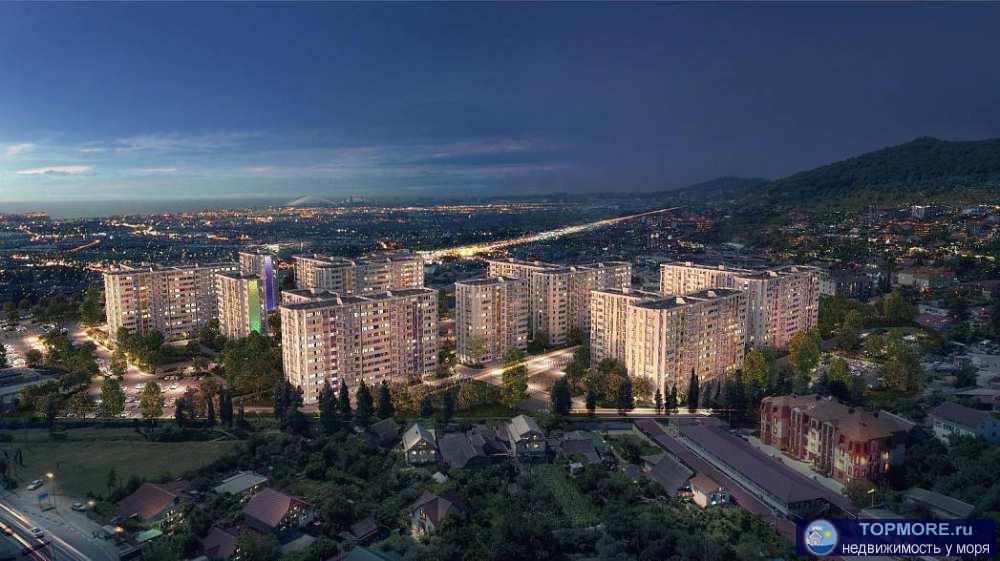 Продажа / Квартиры, Сочи, улица Акаций, 15 410 890 р. Продаю новую квартиру 31,9 кв.м. в ипотеку в новом жк с видом на горы и море.Квартира свободной планировки, с пред...