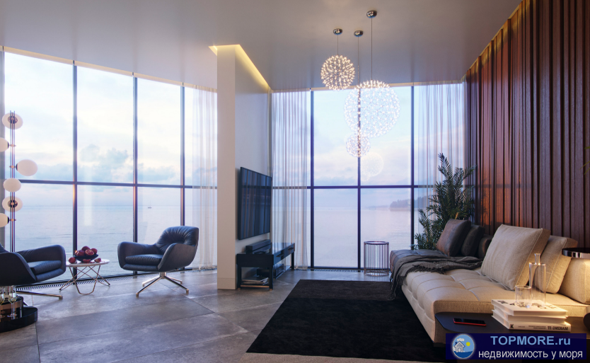 Продаю квартиру в комплексе бизнес-класса Морская Симфония 2 в Адлере г. Сочи. У квартиры одна из лучших планировок....