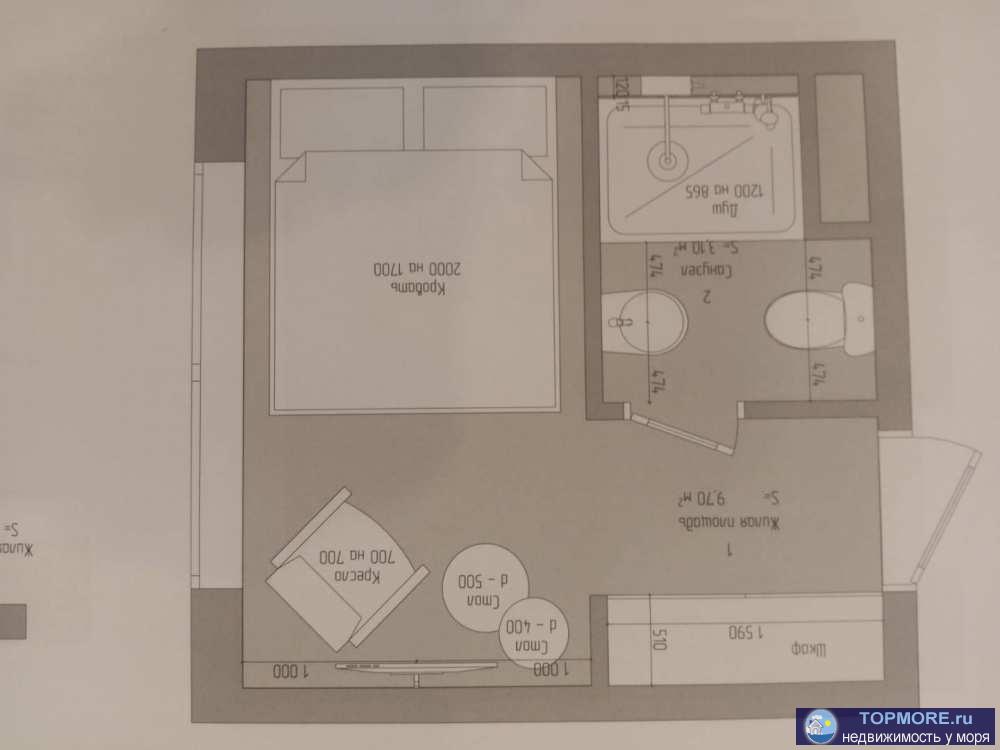 Продаются апартаменты с ремонтом и с мебелью .Апартаменты находятся 5 мин от моря. На территории есть гостевая... - 2