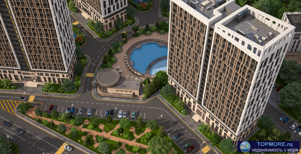 Продаю квартиру срочно в связи с переездом в другой город! Комплекс Аллея парк в Дагомысе бизнес класса построен по...