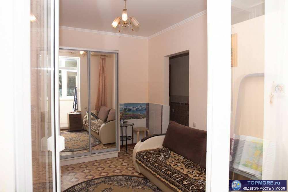 ♒  Уютная 1-комнатная квартира, 37,5 м.кв. в Центре Курортного города Сочи, с большой лоджией,можно использовать в...
