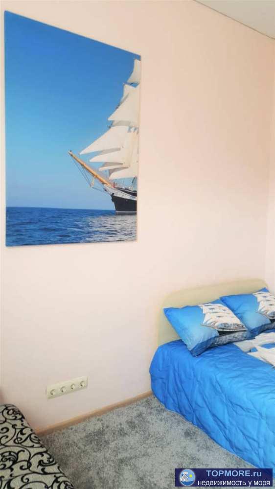 Светлая студия 16м2 в Курортном городке, 300м от моря. Дизайнерский ремонт, мебель, техника, потолки больше 3 метров.... - 1