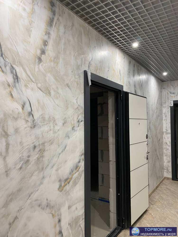 В районе Новый Сочи продается апартамент площадь 26.8 кв.м, без ремонта, черновая отделка. Внешняя и внутренняя... - 2