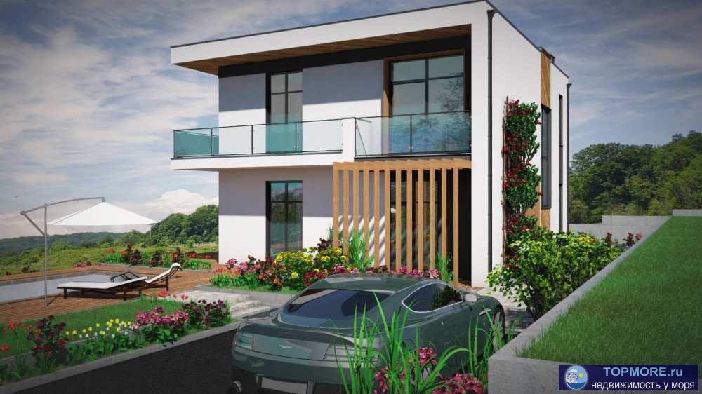 Продам коттедж 245 м2 на участке 5,5 соток. Все коммуникации подведены. Коттеджи продаются с черновой отделкой... - 1