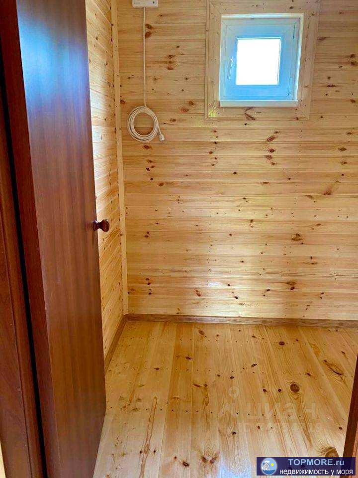 Продам новый деревянный дом площадью 54 кв.м. на участке 20 соток в пос. Вишневка 2е отделение Лазаревского района г....