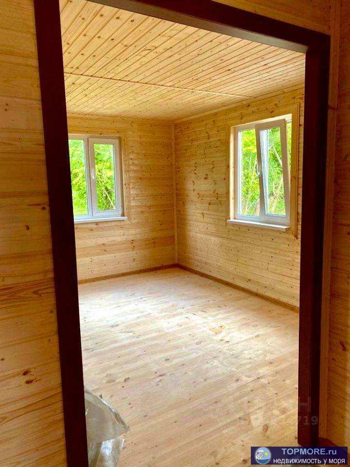 Продам новый деревянный дом площадью 54 кв.м. на участке 20 соток в пос. Вишневка 2е отделение Лазаревского района г.... - 1