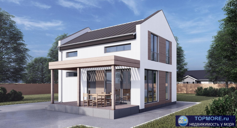             Дом в районе Хоста, с шикарным видом на море.Продается новый, 2х этажный дом. Заполнение: монолитный... - 1