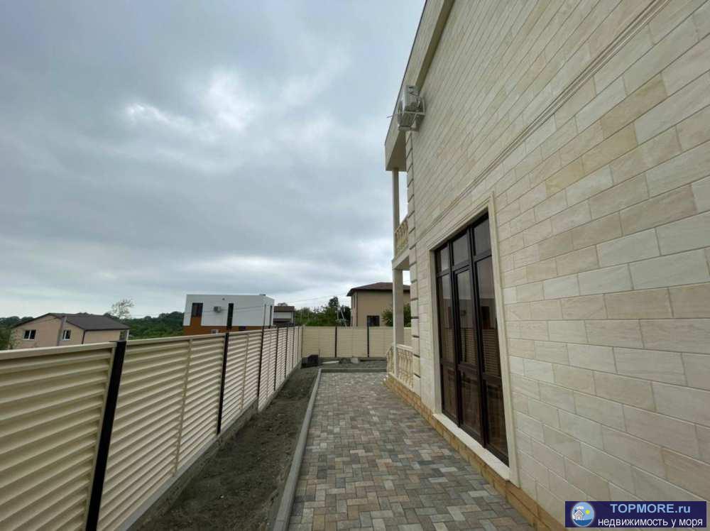 Адлер​ новый дом 150 кв.м эксплуатируемая кровля с.Черешня ул.ВладимировскаяМонолитный дом в 2 этажа участок 4 сотки... - 1