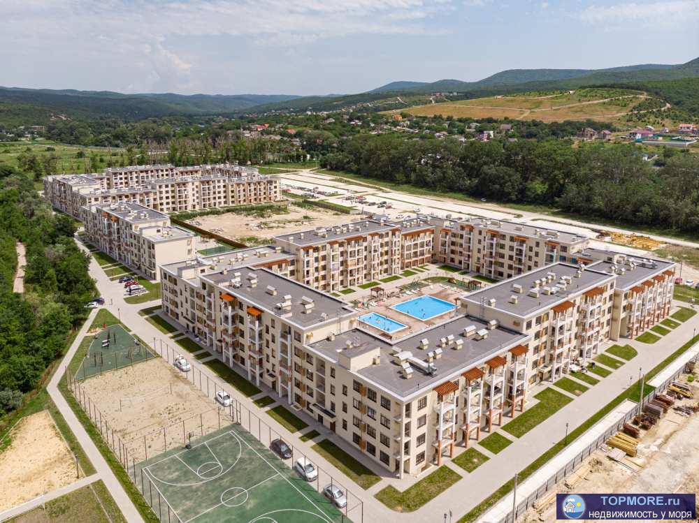 Продажа / Квартиры, село Сукко, Мирная, 3 999 600 р. Квартира-студия с ремонтом в новом строящимся жилом комплексе, расположенного в уединенной части курортного поселка...