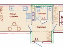 К продаже предлагается двухкомнатная квартира  - Итал. с ремонтом в...