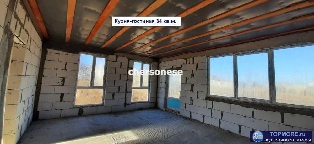 Продаётся новый дом 129,5 кв. м., в СНТ Подорожник, Гагаринский р-н, Фиолент.  Дом с интересной продуманной... - 2