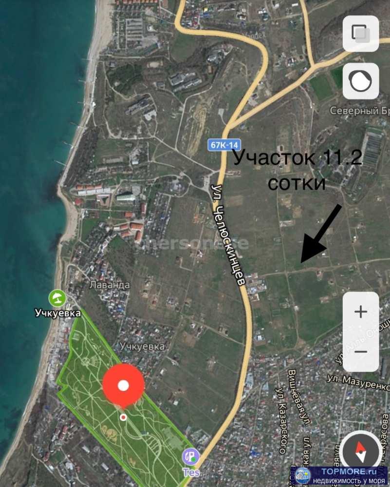 Продаётся земельный участок 11.2 сотки (сельхозназначения) , межевание проведено, коммуникации по границе , с обоих... - 1