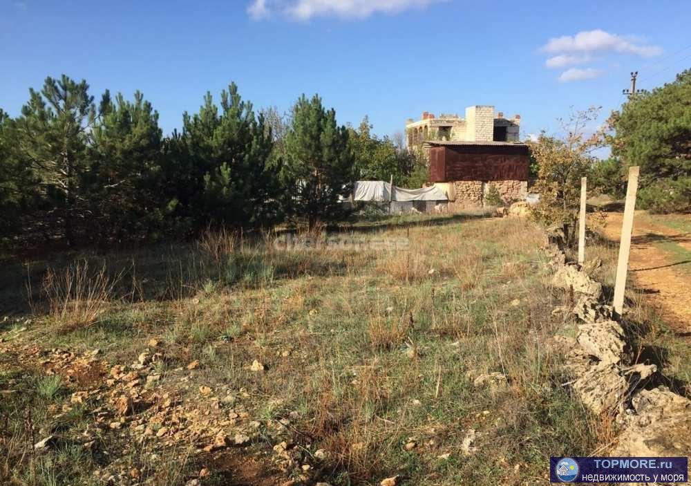 Продажа  ровного участка в СТ Тролейбусник-1 площадью 630 кв. м. Участок видовой на море и город, граничит с шикарным...