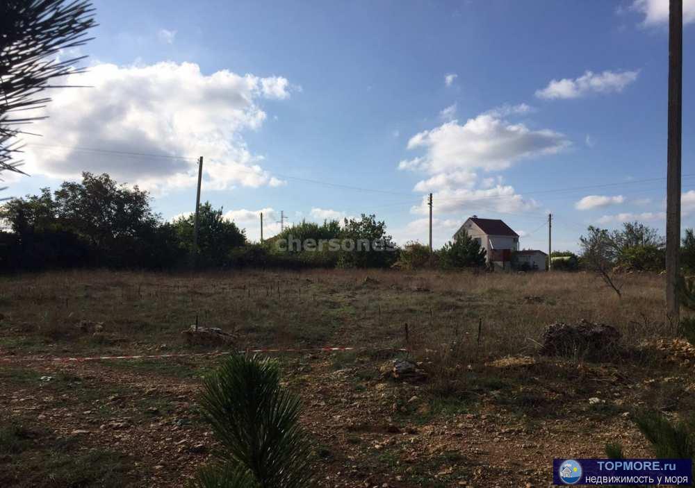 Продажа  ровного участка в СТ Тролейбусник-1 площадью 630 кв. м. Участок видовой на море и город, граничит с шикарным... - 1