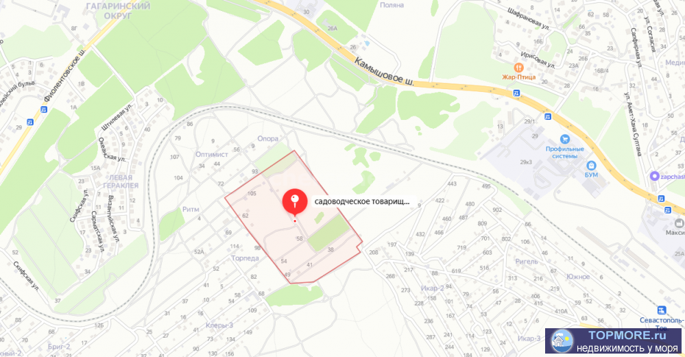 Продается участок 4 сотки в СНТ "Янтарь", Гагаринский район. Участок ровный, пустой, правильной формы.... - 1