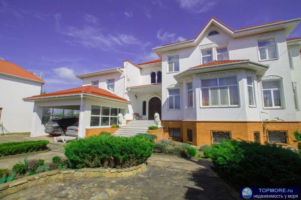 Продается особняк в Симферопольском районе, рядом с Симферополем.  Видовой элитный дом-резиденция 1100 м2 на... - 2