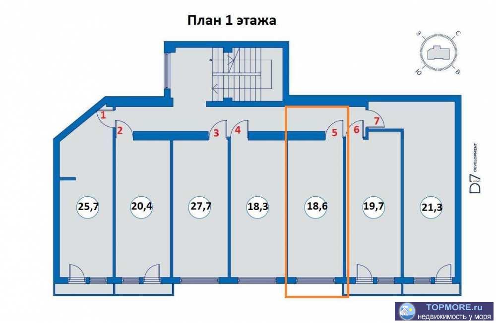 В продаже студия в центральном районе Сочи - верх Светланы. Прекрасный вариант для тех, кто хочет находится в центре... - 2