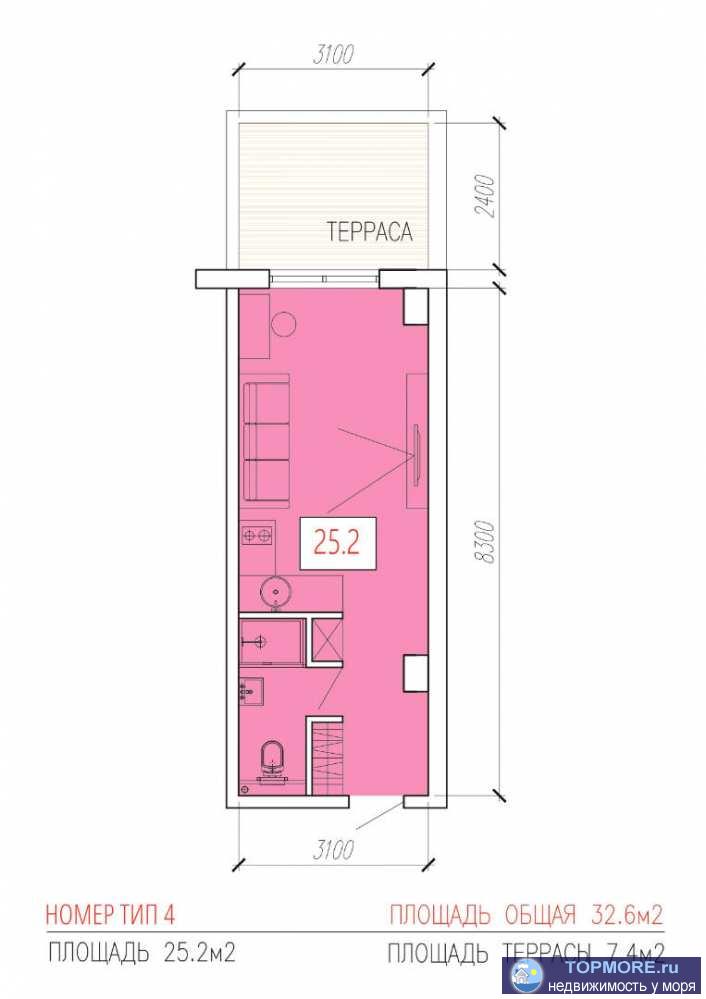 Продаются апартаменты в комплексе Сидней. Апарт комплекс Сидней- это современный комплекс бизнес класса, который... - 2