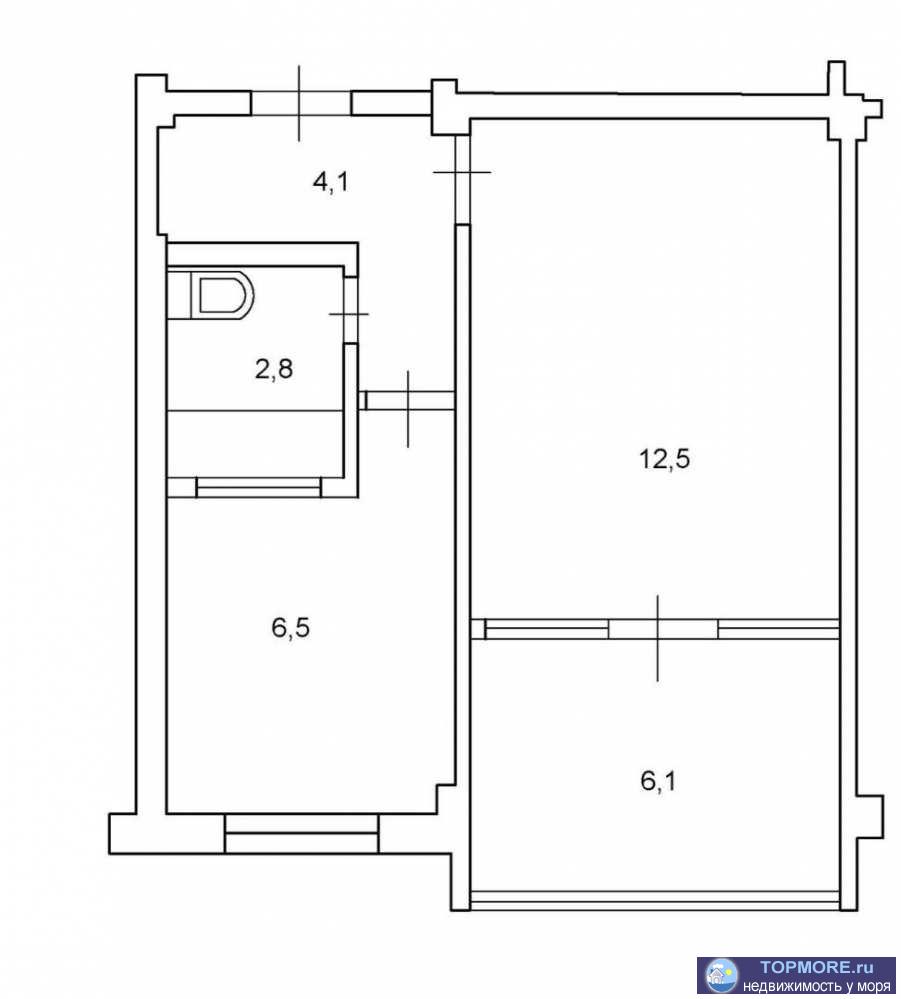 Лот № 155682. 1-к.кв. 1 этаж ул. Роз, 46.Окна на улицу Роз. Самый центр города Сочи. В пешей доступности от парка...