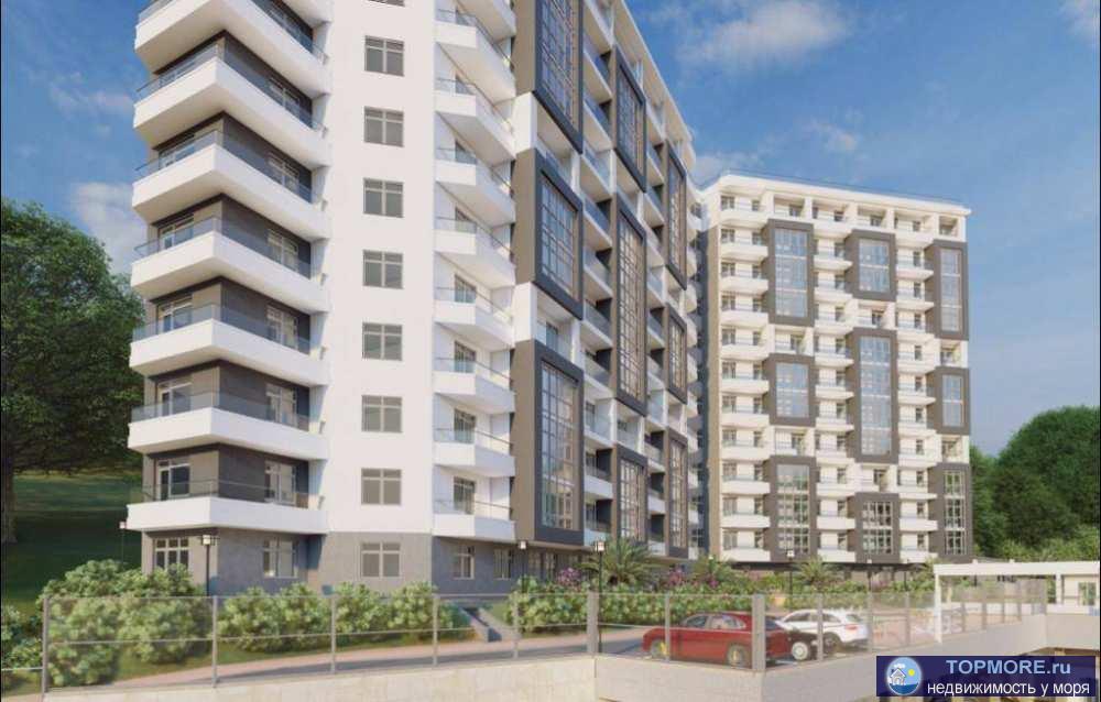 Продается квартира в Сочи на Черноморском побережье в 1,5 км от моря в доме бизнес-класса.  Дом находится на закрытой... - 2