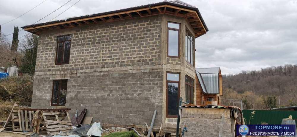 Продаётся дом  160 кв.м.  с. Ахштырь, пер. Садовый  Участок 5,3 соток Назначение земли: ижс и лпх участок в... - 2