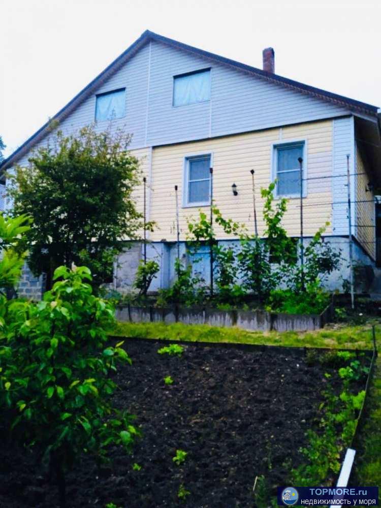 Продается дом в Лазаревском районе, Макопсе в 10 минутах от дома!  Дом деревянный, обшит сайдингом, площадь 65 м2.... - 1