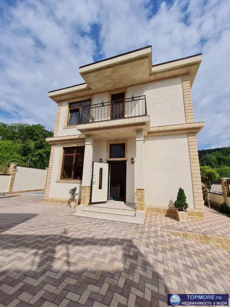 Продам дом бизнес-класса в Адлере, район Орел-Изумруд. 2-этажный дом с отделкой дагестанским камнем полностью готов... - 2