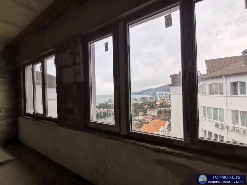 Лот № 153758. Продается квартира в Адлере, в два уровня в черновом варианте, свободной планировки. Площадь первого... - 2