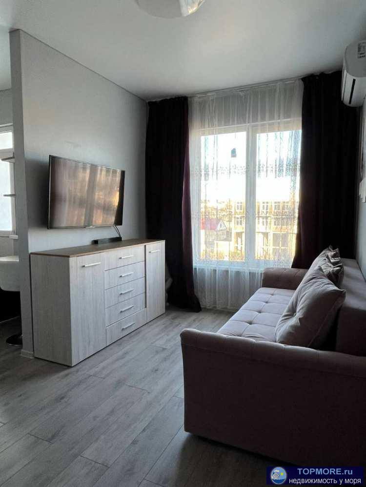 Лот № 165596. Продается 1 комн. Квартира на 4 этаже в Адлере. Ремонт, мебель, техника.  Статус квартира, можно в... - 1