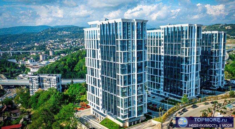 Лот № 166558. Продаётся квартира в новом комплексе города Сочи. Скидка 10%!  Площадь квартиры - 45,3 м2.  жк Сочи... - 2