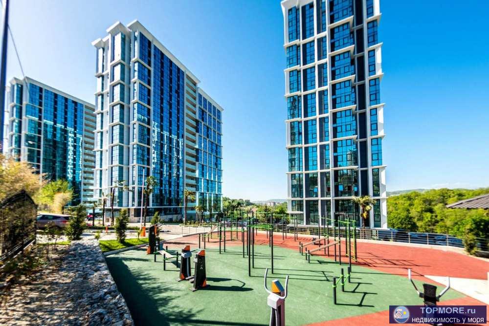 Лот № 166554. Продаётся квартира в новом комплексе города Сочи. Скидка - 10%!  Площадь квартиры - 64,4 м2 в черновой... - 2