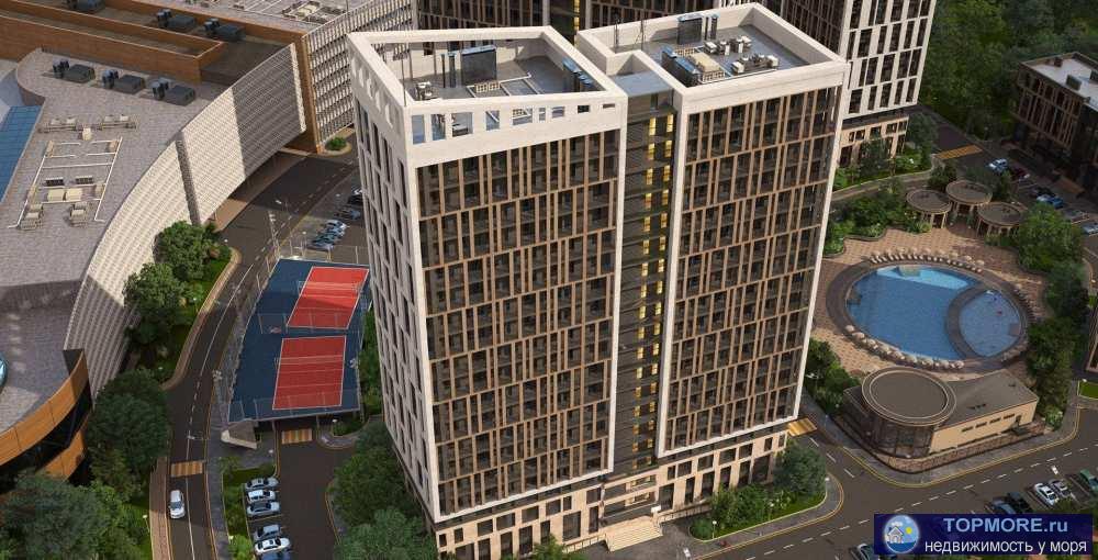 Лот № 166534. Продаётся просторная квартира в новом жк бизнес класса Дагомыс на закрытой охраняемой территории.  На... - 1