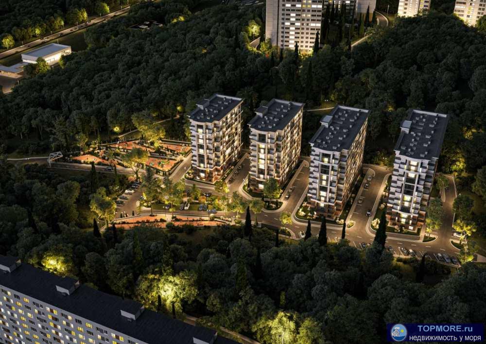 Лот № 166524. Продается видовая квартира в центре Сочи общей площадью 36,5 м2 в черновой отделке, с шикарным видом на... - 2