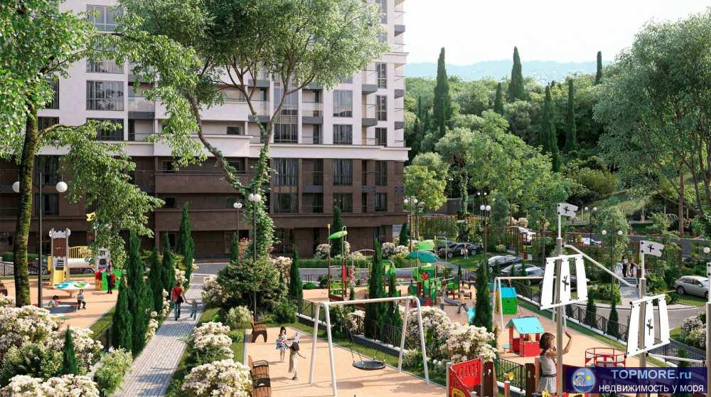 Лот № 166521. Продается видовая квартира в центре Сочи общей площадью 31,5 м2 в черновой отделке, с шикарным видом на... - 2