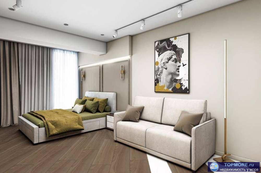 Лот № 166138.           В продаже апартаменты 1 комн. в Сочи на 1 этаже на Светлане.   Апартаментный комплекс... - 1