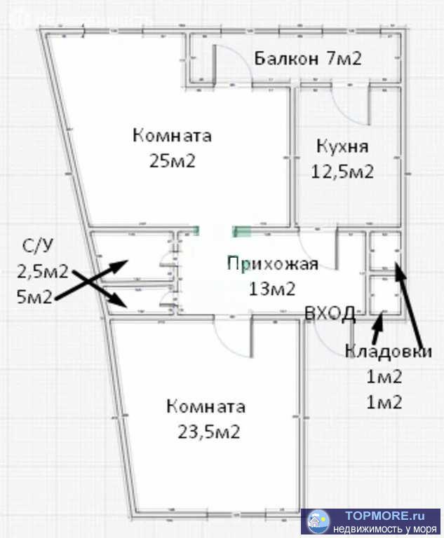 В свободной продаже двухкомнатная квартира на проспекте Античный в престижном "круглом" доме.  Про... - 1