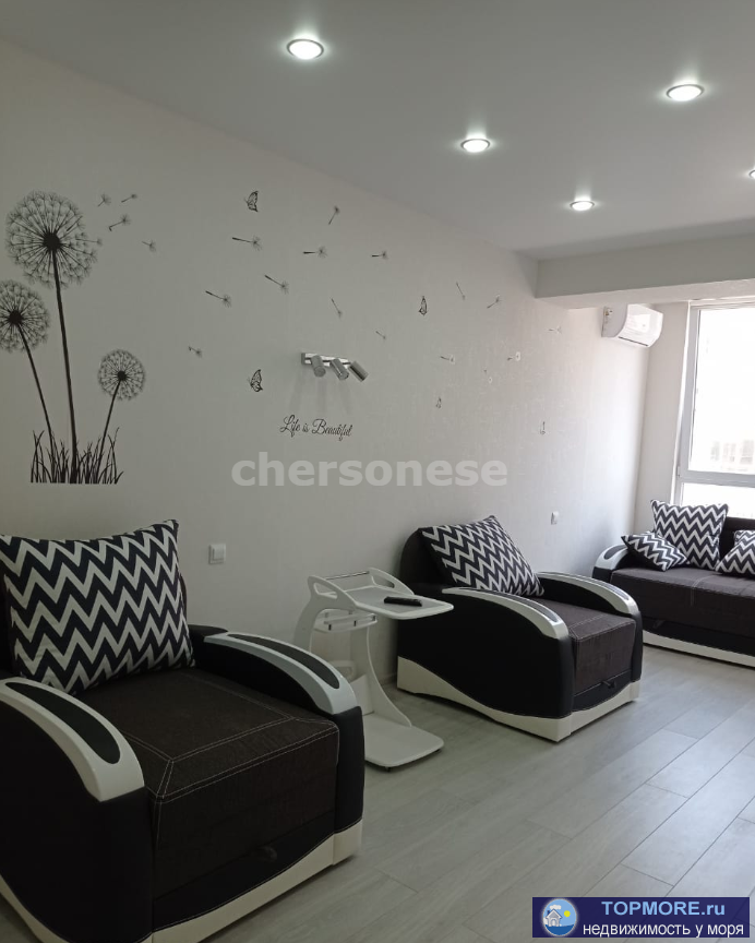  Однокомнатная квартира 43 кв. м., Античный проспект, новостройка, хороший ремонт, автономное отопление, всё включено...